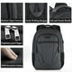 thumbnail image 2 of Mochila de viaje para portátil BIKROD 45 L extra grande de 18.4 pulgadas, negra, 2 of 6