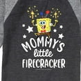 thumbnail image 3 of SpongeBob SquarePants - Mommy's Little Firecracker - Toddler And Youth Raglan Graphic T-Shirt, 3 of 7