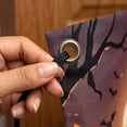 thumbnail image 7 of Halloween Ghost Door Cover, Easy to Hang Halloween Door Curtain, Halloween Wall Door Decoration for Party, Spooky Ghost Hanging Decor for Indoor Outdoor Holiday, 35 X 72 in, C, 7 of 7