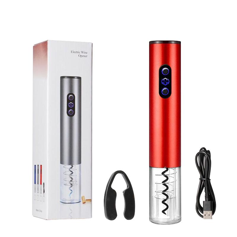 PRAETER Electric Bottle Opener Automatic Bottle Opener with USB Charging  Cable Foil Knife, Red - Walmart.com