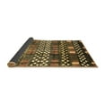 thumbnail image 2 of Ahgly Company Indoor Square Abstract Brown Modern Area Rugs, 3' Square, 2 of 4