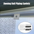 thumbnail image 3 of Versatile Double-Sided Rv Canopy Hooks: Easy Installation for Camping & Decor! White, 3 of 9