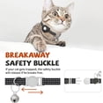 thumbnail image 6 of Reflective Breakaway Cat Collar with Bell GPS Tracking Safety Pet Collar for Indoor Outdoor Cats and Kittens, 6 of 6