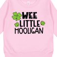 thumbnail image 3 of Inktastic St. Patrick's Day Wee Little Hooligan with Clovers Toddler Sweatshirt, 3 of 4