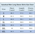 thumbnail image 6 of Satankud Men's Performance Long Sleeve Fishing Shirts Rashguard UPF 50+ UV Sun Protection Tee Tops for Outdoors Running Hiking Workout T-Shirt 2234-Orange-XL, 6 of 6