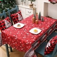 thumbnail image 5 of Red New Year Tablecloth Christmas Tablecloth Kitchen Christmas Decoration Luxury Rectangular Coffee Table Tablecloth, 5 of 6