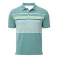 thumbnail image 3 of Polo Shirts for Men Short Sleeve Button Lapel Loose Breathable Comfortable Golf Sport Summer Casual Shirts L-110, 3 of 3