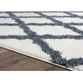 thumbnail image 5 of United Weavers Queensland Cinzia Geometric Shag Area Rug, Blue/Grey, 9'8" X 13'2", 5 of 6