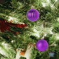 thumbnail image 6 of 36PCS 1.18 Inch Christmas Ball Ornaments, Mini Christmas Tree Decorations with Hanging Loops, Small Xmas Balls for Tree Wreath Holiday Party Decor (Purple), 6 of 8