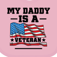 thumbnail image 4 of Inktastic My Daddy is a Veteran Boys or Girls Baby Bib, 4 of 4