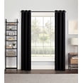 thumbnail image 5 of Eclipse Samara Blackout Grommet Single Curtain Panel, Black, 42 x 84, 5 of 5
