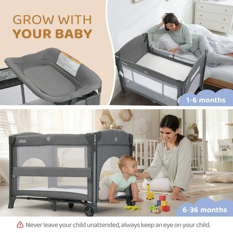 Bassinet and changing table combo 2025