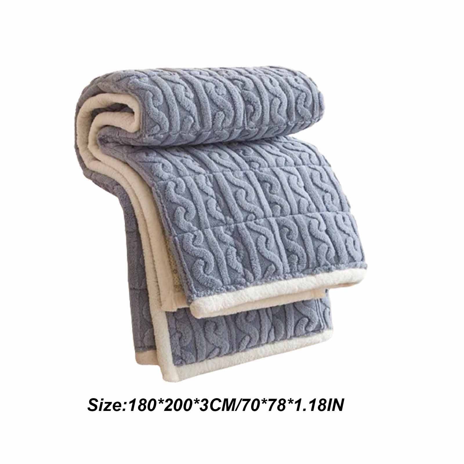 Taffeta Mattress, 2024 New Winter Warm Tatami Mat, Breathable Washable Mattress, Topper Student Dormitory Cotton Padded Mattress 70.87*78.74in