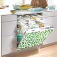 thumbnail image 2 of Yayeee Magnetic Dishwasher Cover for The Front Decoration Home Kitchen Machine Sticker Protector, Green Dot Triangles Pattern, 2 of 6