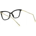 thumbnail image 4 of FEISEDY Oversized Cat Eye Glasses Frame Blue Light Blocking Eyewear for Women B2589, 4 of 14