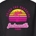 thumbnail image 3 of Inktastic Summer Enjoy the Sunshine Jacksonville Florida in Pink Adult Sweatshirt, 3 of 4