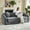 86" White, variant on Shaiailed 87" White Convertable Sofa Bed,Brushed Texture Foldable Sofa Bed with Two Pillows,Deep Seat Apartment Size Couch,Chenille Sofa for Living Room,No Assembly Required
