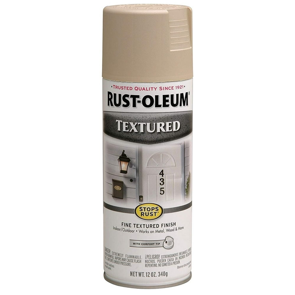 RustOleum 7223830 Textured Spray Paint, 12 oz, Sandstone