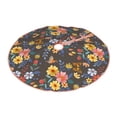 thumbnail image 2 of Kll Colorful Flowers With Butterfly Christmas Tree Skirt 48",Party Decorations Farmhouse For Christmas Decorations Holiday Party, 2 of 8