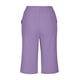 thumbnail image 4 of Puntoco pantalones cortos de verano para mujer de moda 2024 pantalones cortos de Color sólido para mujer pantalones cortos casuales Capris, 4 of 7