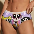 thumbnail image 2 of The Powerpuff Girls Womens Underwear Soft Breathable Brief Lace Panty Stretch Hipster Underpants Ladies Panties 3XL, 2 of 7