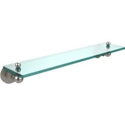 Astor Place 22" Glass Vanity Shelf with Beveled Edges (Build to Order)