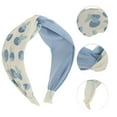 thumbnail image 3 of Unique Bargains 1 Pc Wide Tie Print Headbands for Women Blue, 3 of 6