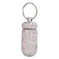 thumbnail image 2 of Rhinestone Medicine Case, Shiny Exquisite Waterproof Capsules Container Aluminum Alloy Storage Portable  for Office for Patient, 2 of 8