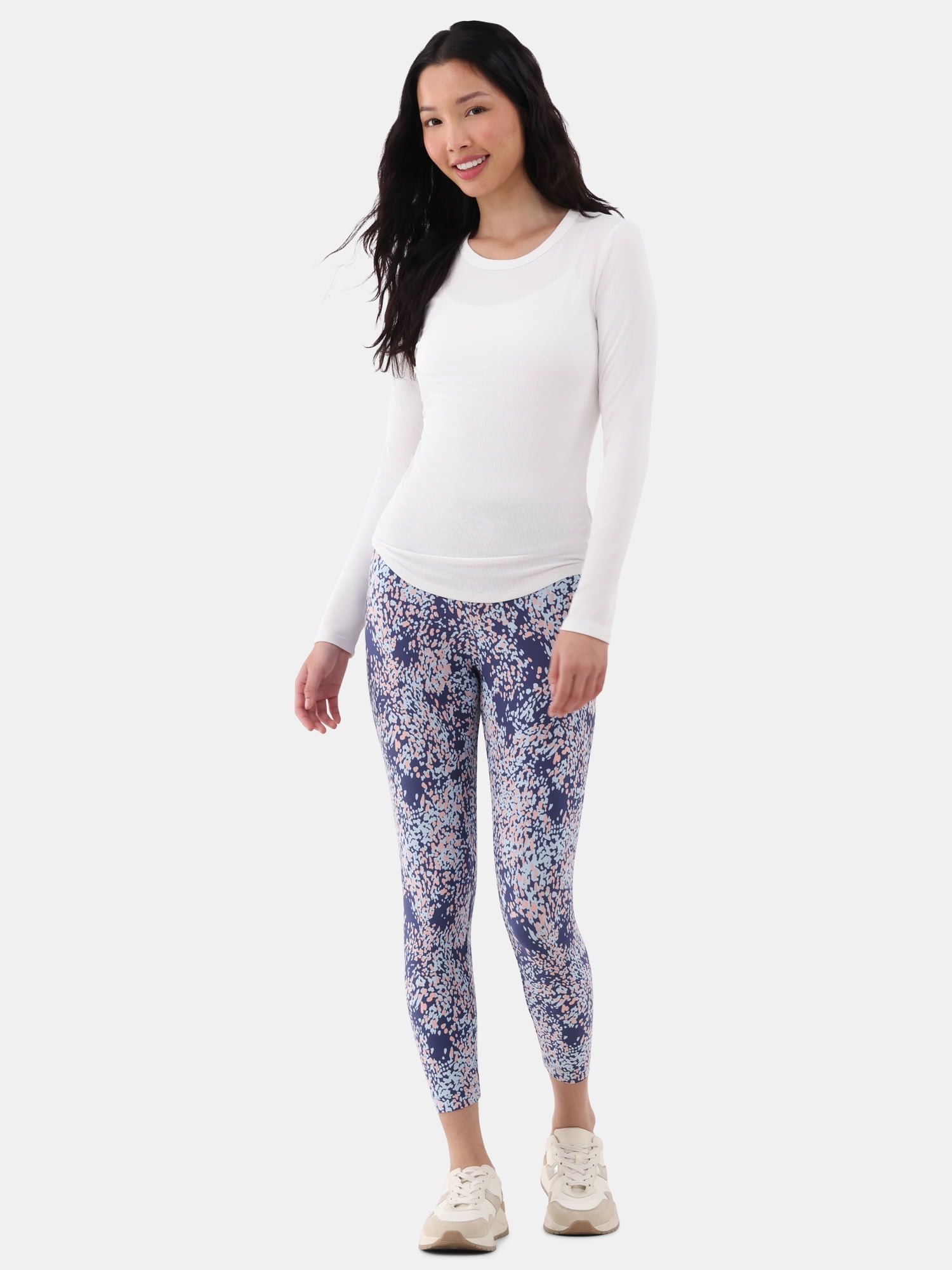 Time and Tru Women's Capri Leggings, Size XS-XXXL