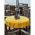 thumbnail image 2 of Outdoor Tablecloth with Umbrella Hole Zipper Yellow Ombre Round Tablecloth 54" Waterproof Outside Table Cloth Modern Abstract Art Abstract Patio Table Cover Tablecloths for Picnic Party, 2 of 8