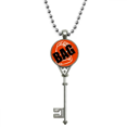 thumbnail image 1 of Books Include Textbook Size Pendant Vintage Necklace Silver Key Jewelry, 1 of 3