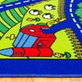 thumbnail image 3 of AllStar Rugs Kids / Baby Room Area Rug. Street Map with Blue Vibrant Colors (3' 3" x 4' 10"), 3 of 4