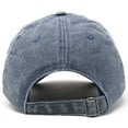 thumbnail image 3 of DALIX DALIX Worlds Best Grandpa Hat Vintage Cap Gift Washed Cotton in Washed Denim Navy Blue, 3 of 6