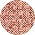 thumbnail image 1 of Ahgly Company Machine Washable Indoor Round Transitional Pastel Orange Area Rugs, 7' Round, 1 of 7