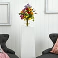 thumbnail image 2 of Nearly Natural Spring Floral Arrangement Artificial Flowers, Assorted, 2 of 4