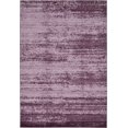 thumbnail image 1 of Unique Loom Tapis de Collection Del Mar - Design Tonal Moderne Inspiré de la Transition (6' 0 x 9' 0 Rectangulaire, Violet / Violet Aubergine), 1 of 2