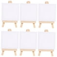 thumbnail image 5 of 6 Sets Mini Paint Canvas Small Canvases for Painting Easel Complete and, 5 of 8