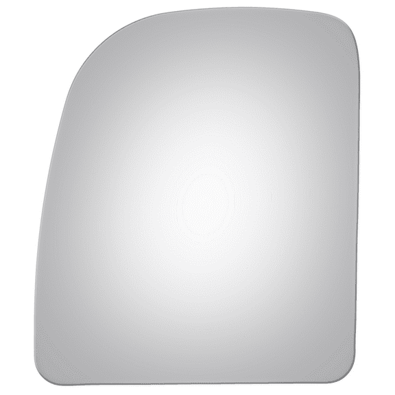 Flat Driver Side Replacement Mirror Glass 2003-2014 Ford E-150 E-250 W/O Baking Plate