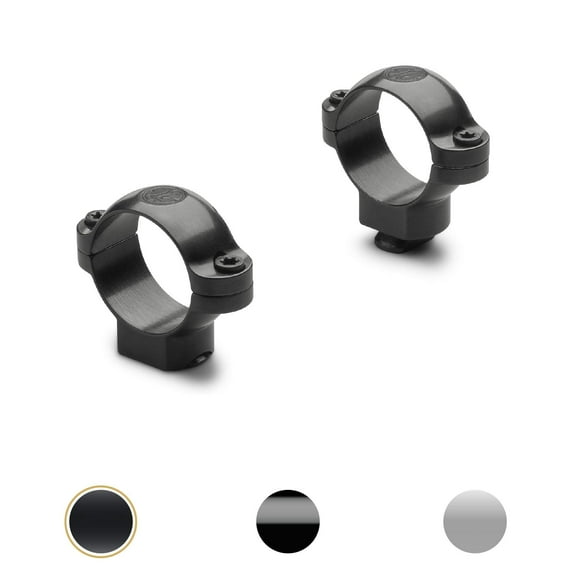 Leupold 49898 Standard Scope Ring Set Low 1 Matte Black Steel