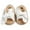White, variant on Hotiary Infant Baby Girls Soft Open Toe Sandals Toddler Summer PU Leather Bowknot Sandals Flower Princess Flat Shoes Pink for 0-18M