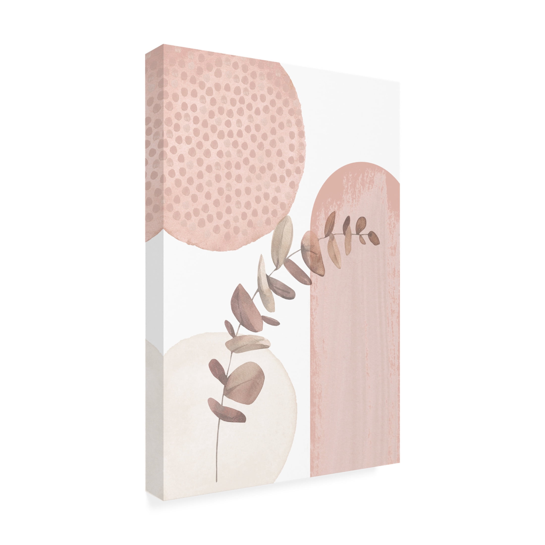 Trademark Fine Art Sally Ann Moss boho pink 3 Canvas Wall Art