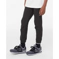 thumbnail image 2 of BELLA + CANVAS - Youth Jogger Sweatpants - 3727Y - Dark Grey Heather - Size: S, 2 of 5
