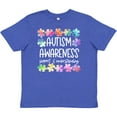 thumbnail image 3 of Inktastic Autism Awareness Support and Understanding Puzzle Pieces Youth T-Shirt, 3 of 5