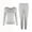 Gray, variant on Women Thermal Underwear Set Long John Base Layer Ultra Soft Top&Bottom Sets for Cold Weather