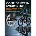 thumbnail image 6 of 2000W Peak Power Electric Fat Tire Bike for Adults - 28MPH, 48V 18Ah (35-85 Miles), 26"x4" All-Terrain Ebike Electirc Bicycle with Full Suspension & 11" Comfort Seat - Conquer Snow, Sand & Trails, 6 of 9