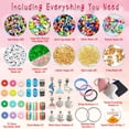 thumbnail image 4 of Kit de fabricación de pulseras Leitait para niñas con 3100 piezas de abalorios de 5 a 12 años, 4 of 6