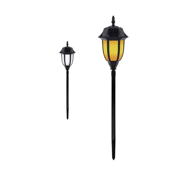 Techko Solar Garden & Walkway LED Light - Amber or White Light