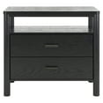 thumbnail image 5 of SAFAVIEH Couture Jaylessa Modern Nightstand with 2 Drawers, Black, 5 of 15