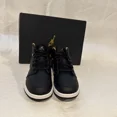thumbnail image 4 of Ni - ke Air Jordan 1 Mid Grade School Black / Metallic Gold-White DQ8423-071, 4 of 5