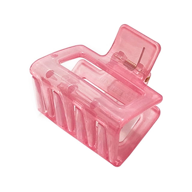 French Hair Claw Clip Small Solid Color Rectangle Hair Clamp Geometric Hair Claw